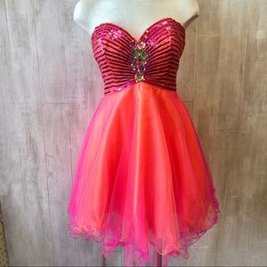Blush Prom by Alexia sequined dress